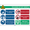Pictogramme COVID-19 Informations générales de sécurité (version néerlandaise)